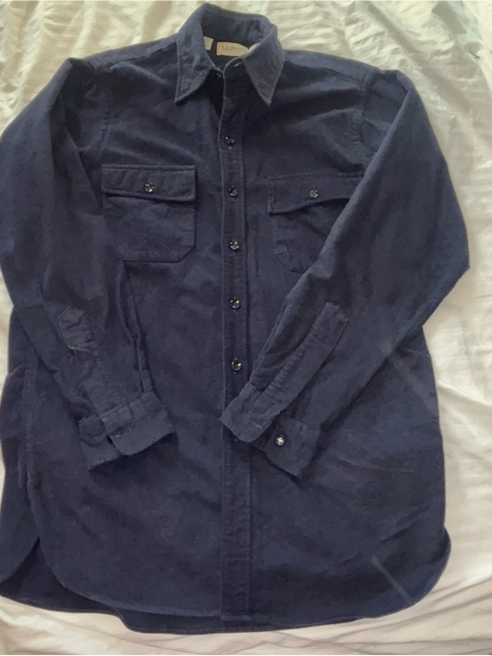 Vintage L.L. Bean Navy Field Jacket - size medium long